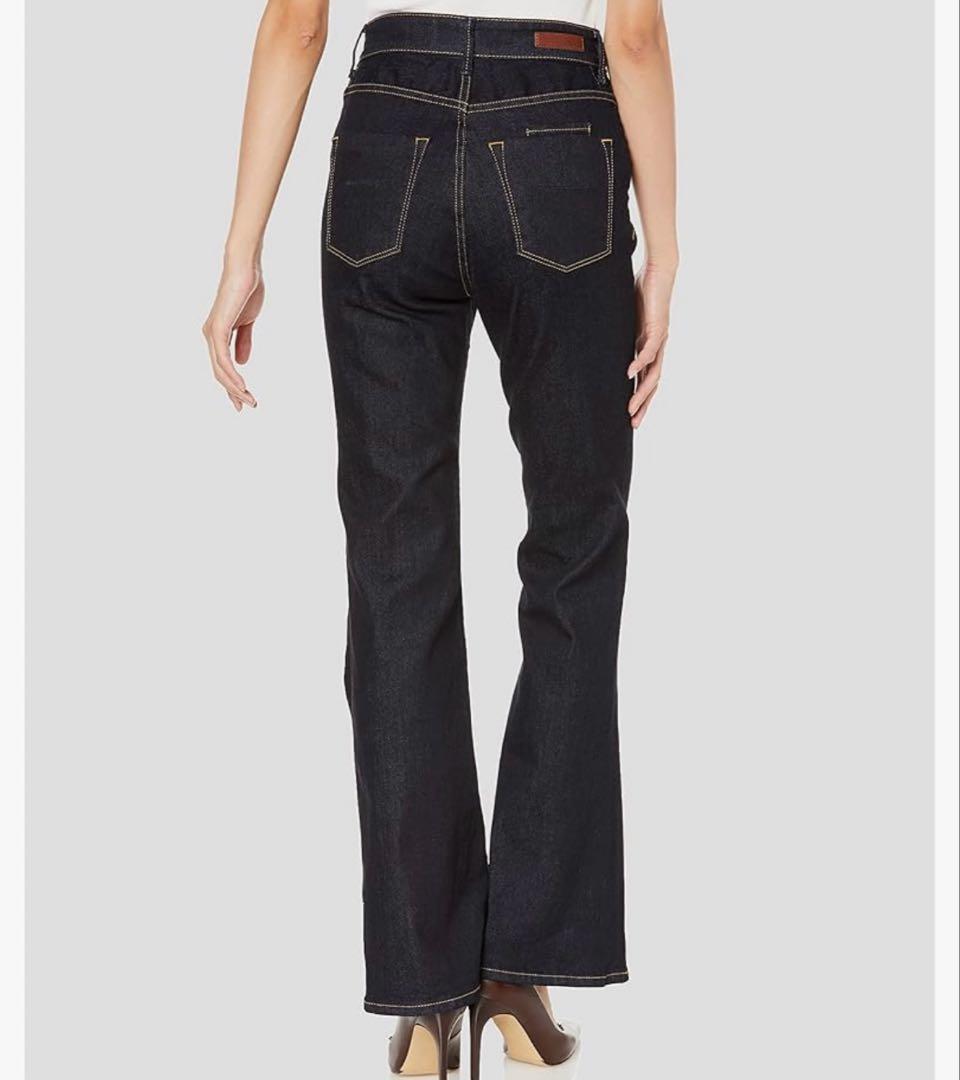 YANUK デニム　近年モデル　ジーンズ　ブーツカット　牛革　日本製　刺繍　25