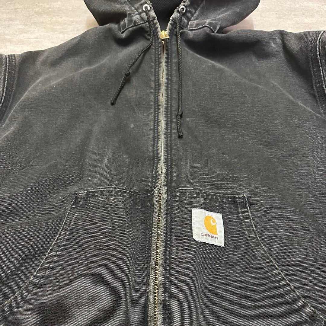 t*t様 carhartt アクティブジャケット BL　墨黒　フェード　短丈　U