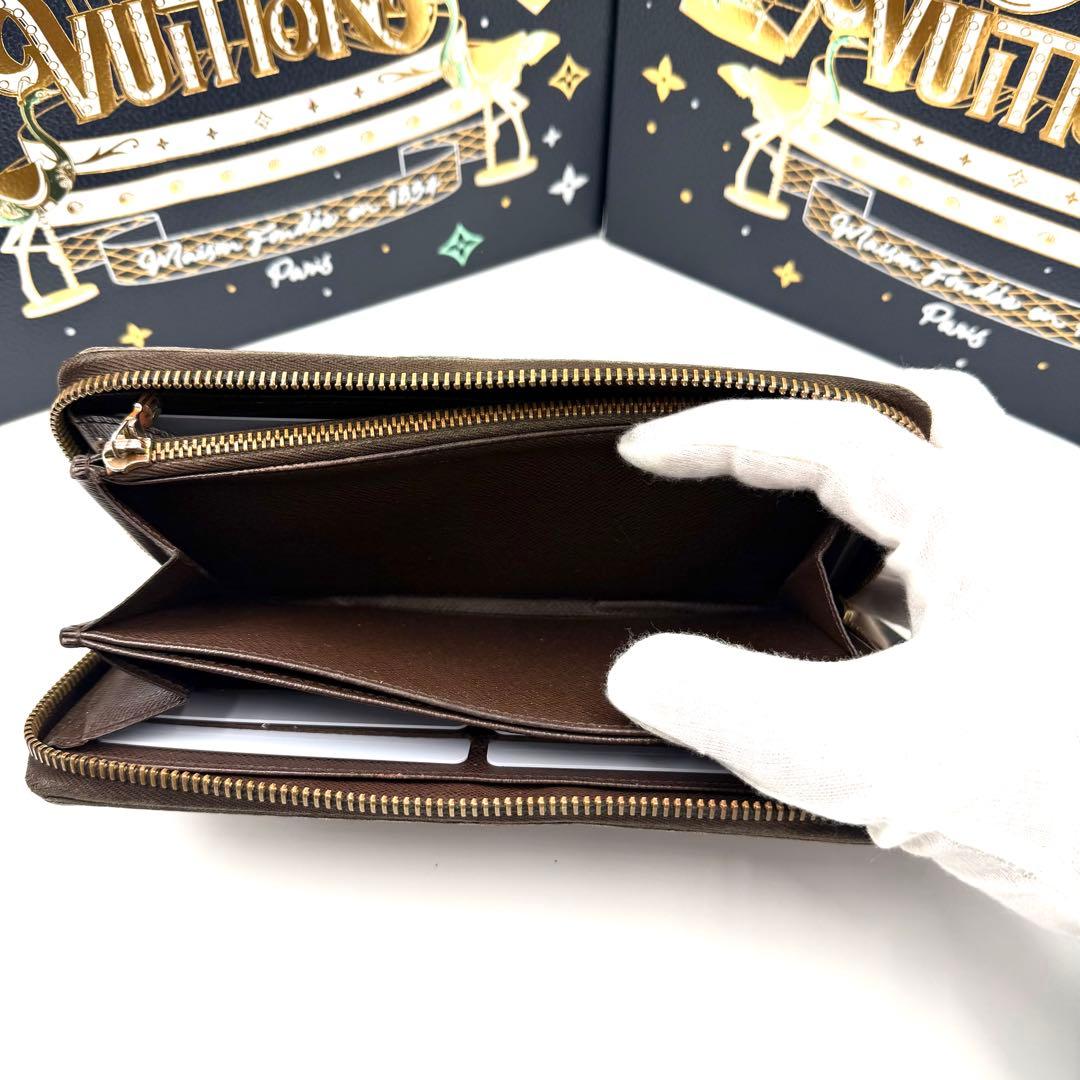 ルイヴィトン ジッピーウォレット ダミエ エベヌ ラウンドファスナー 長財布