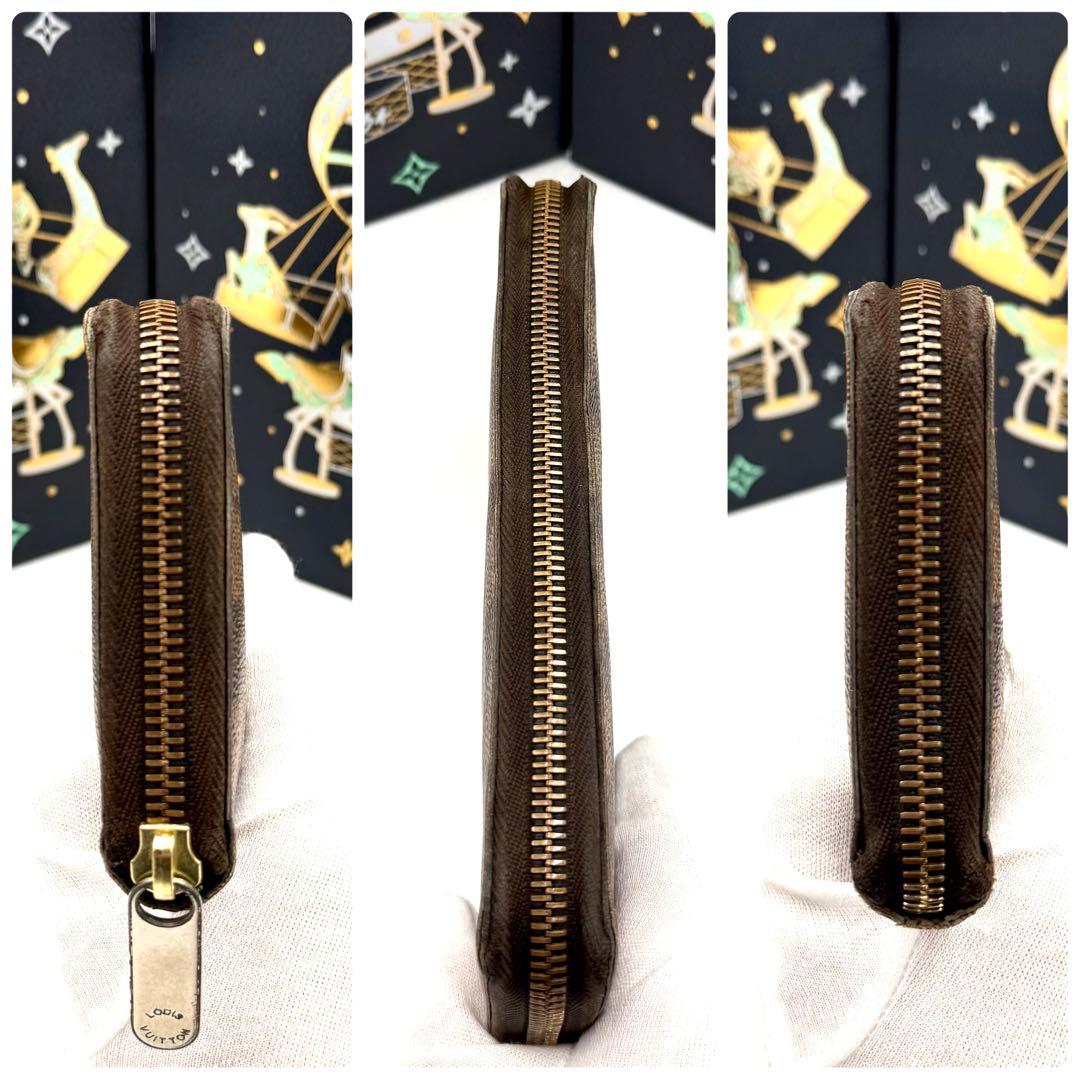 ルイヴィトン ジッピーウォレット ダミエ エベヌ ラウンドファスナー 長財布