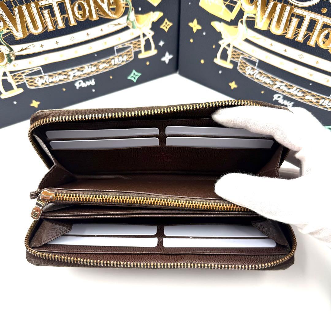 ルイヴィトン ジッピーウォレット ダミエ エベヌ ラウンドファスナー 長財布