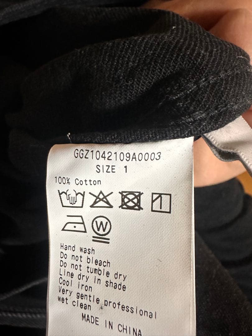 ガリャルダガリャンテ　デニムサロペット　38ブラック