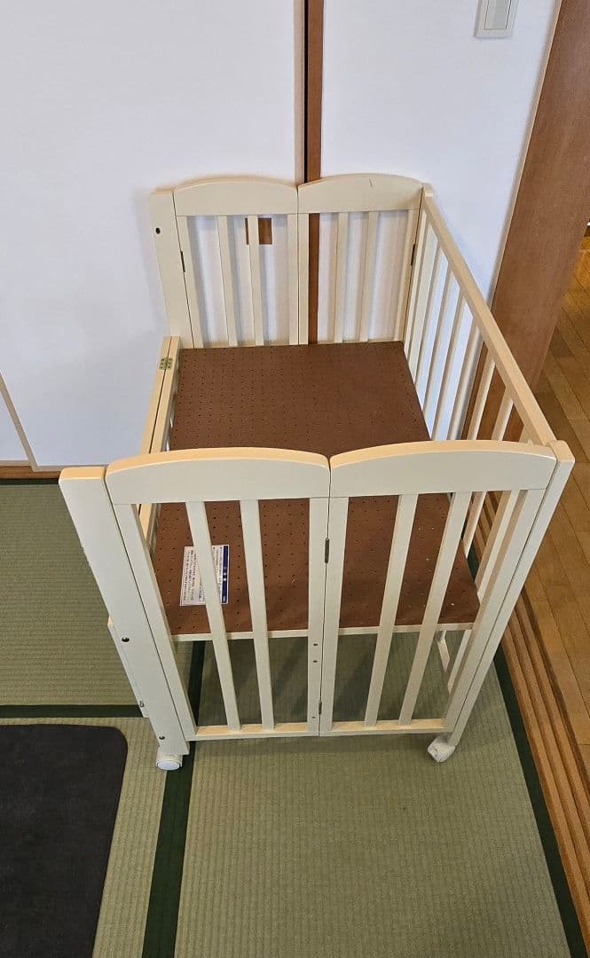 KATOJI 折りたたみミニベビーベッド（プチバニラ）