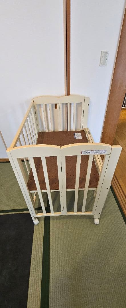 KATOJI 折りたたみミニベビーベッド（プチバニラ）