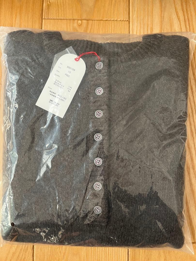 WOODY HOUSE ウッディーハウス ニット　茶色　新品、未開封