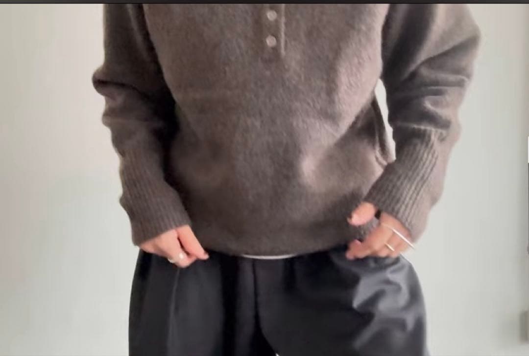 WOODY HOUSE ウッディーハウス ニット　茶色　新品、未開封