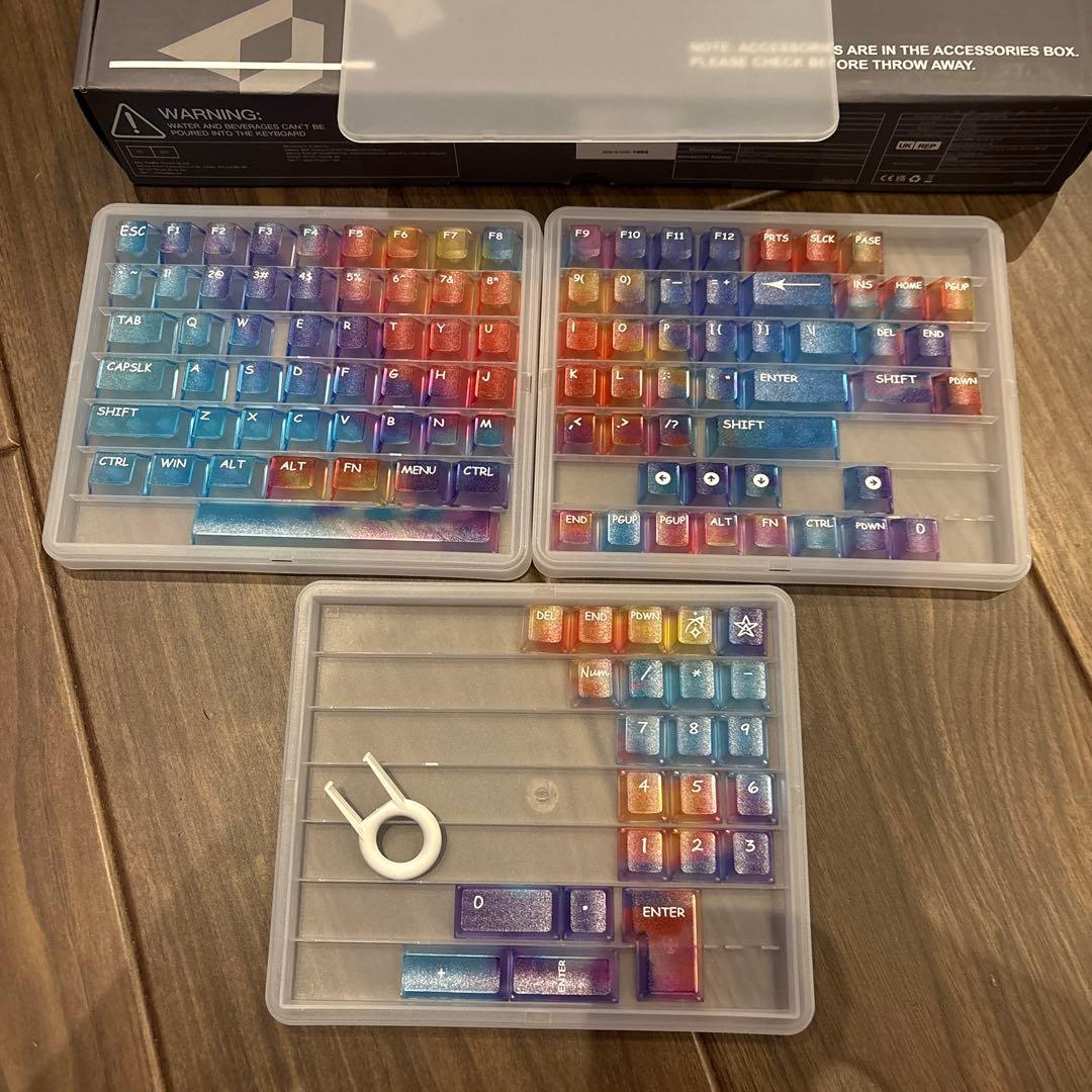 YUNZII X75 PRO 英語配列 (Kailh ジェリーフィッシュ軸）