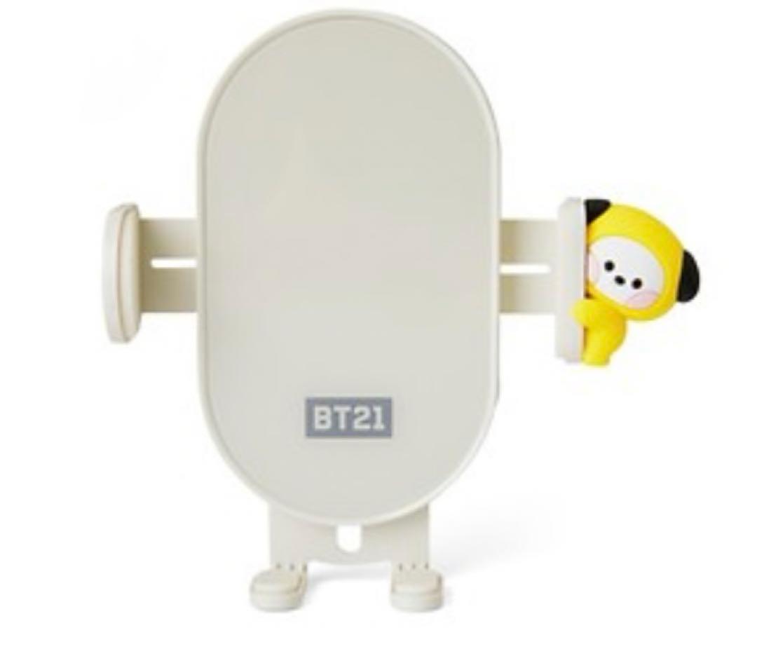LINE FRIENDS BT21 CHIMMY 車用ワイヤレス高速充電スタンド