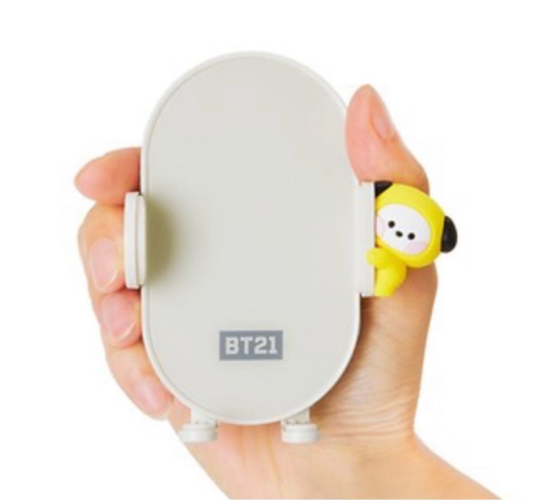 LINE FRIENDS BT21 CHIMMY 車用ワイヤレス高速充電スタンド