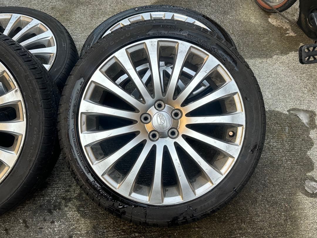 スバルレガシィBR使用バリ溝セット225/40R18PCD100