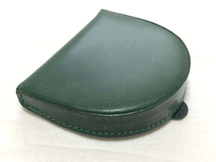 【未使用・美品】GLEN グレンロイヤル　馬蹄形ケース　緑