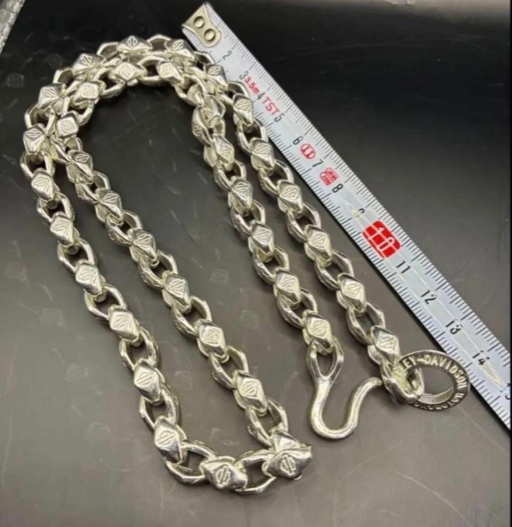 ヴィンテージ シルバーネックレス　ウォレットチェーン