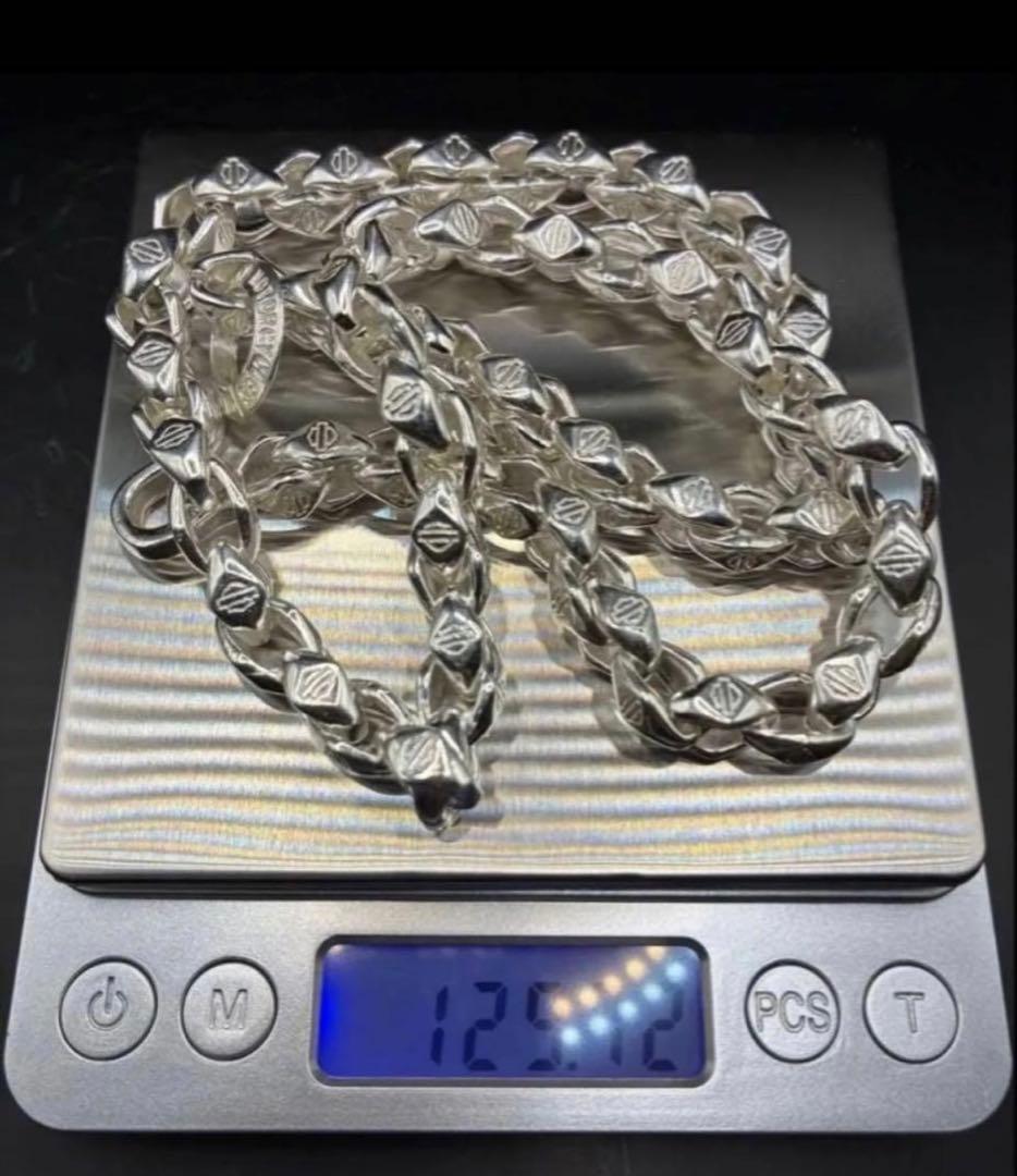 ヴィンテージ シルバーネックレス　ウォレットチェーン