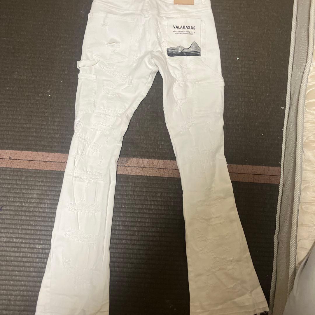 VALABASAS ホワイトデニムパンツ サイズ32