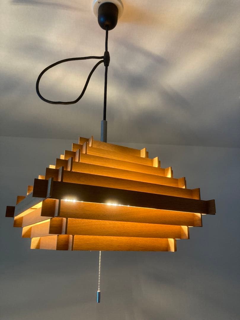 木製　天井照明　匠　木漏れ日