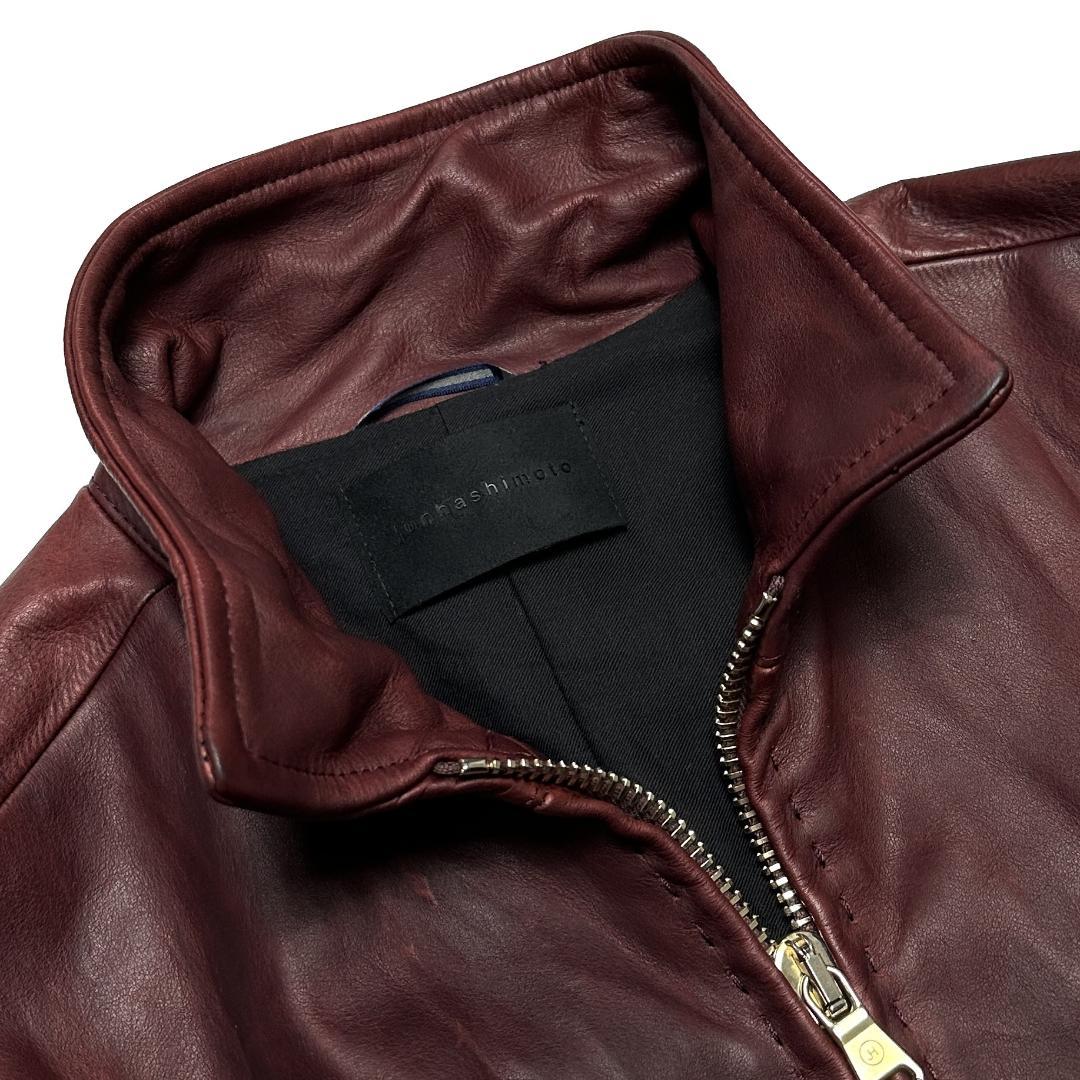 定価19万 junhashimoto MINI COLLARレザーライダース 2