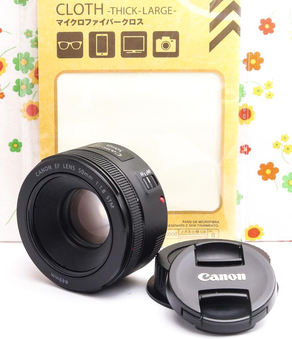 美品☆Canon EF 50mm F1.8 STM☆背景ふんわり♪憧れのボケ感