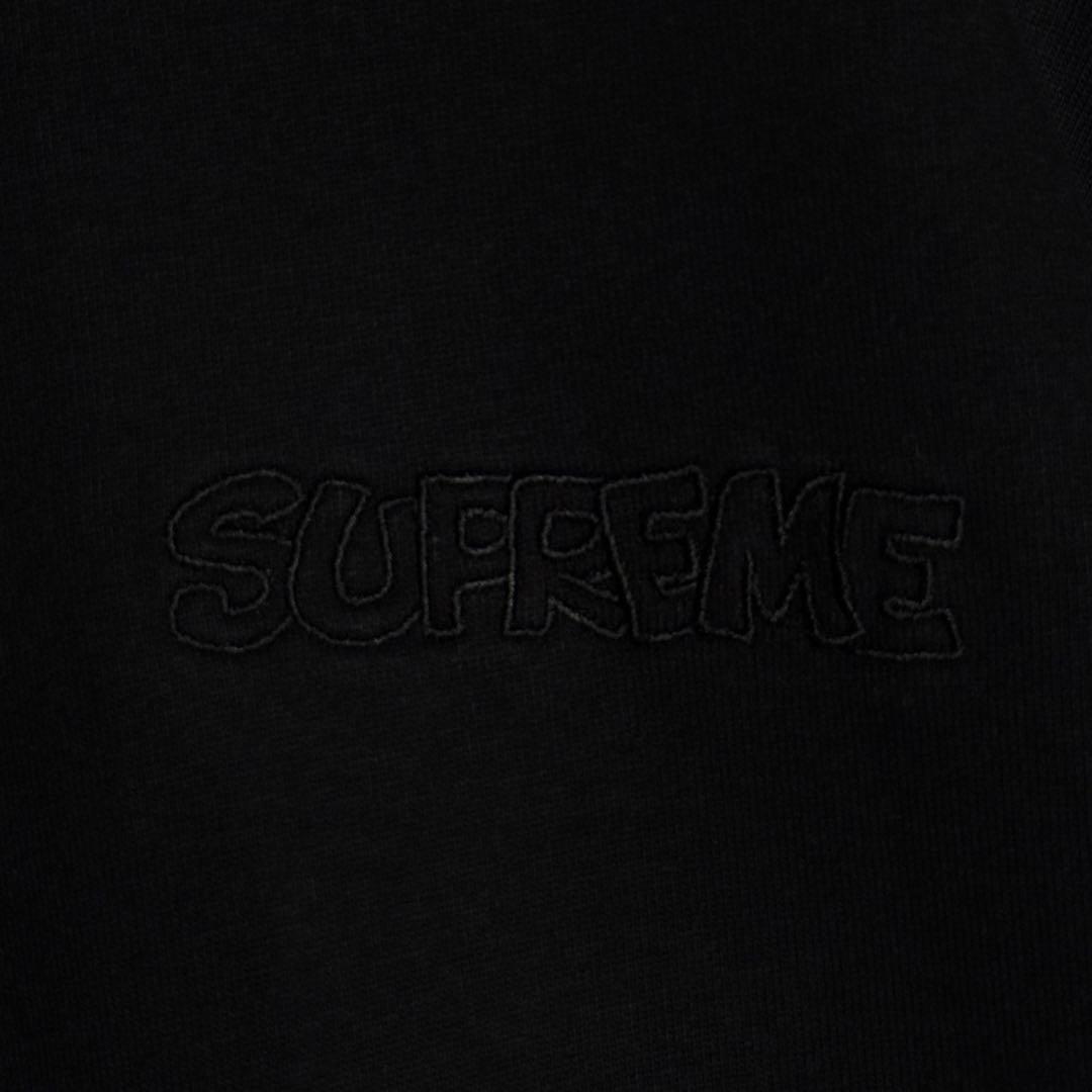 【希少コラボ】シュプリーム×スマーフ☆ 背面ビッグ刺繍ロゴ入りパーカー.