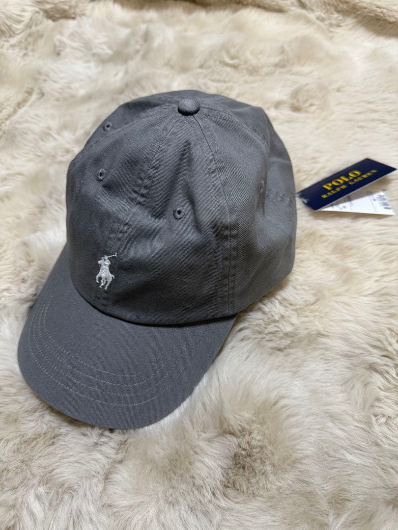 新品25SS POLO RALPH LAUREN SPORTS CAP GREY