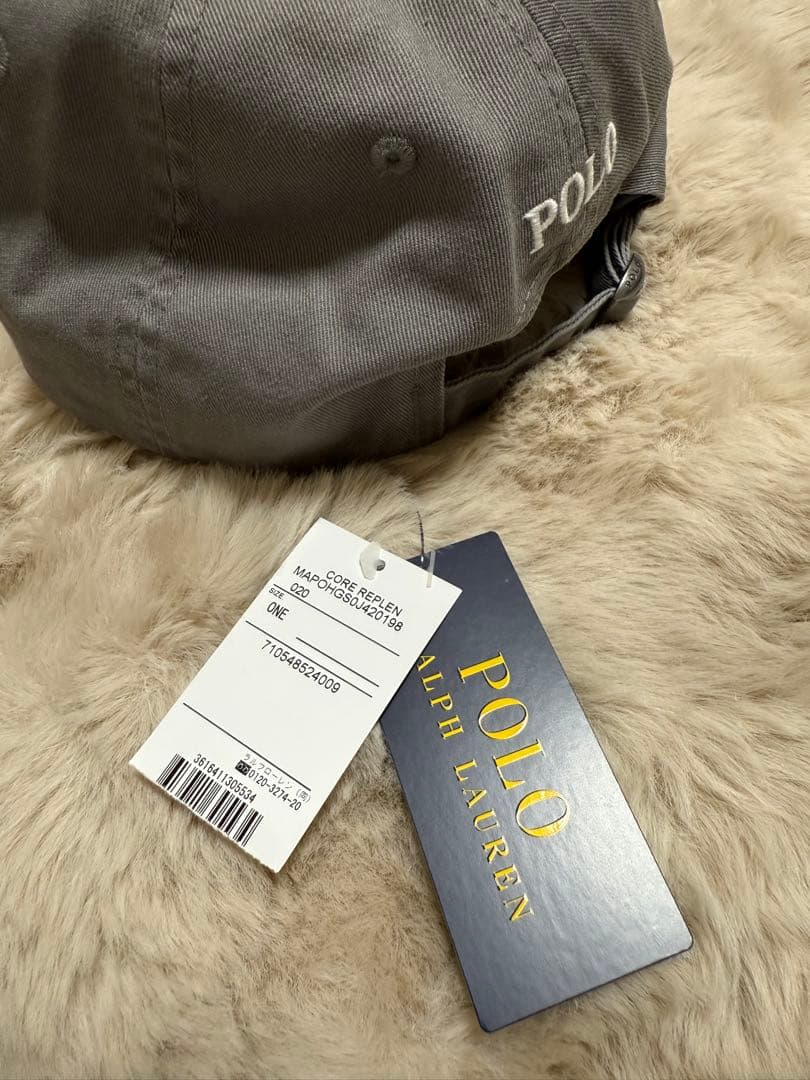 新品25SS POLO RALPH LAUREN SPORTS CAP GREY