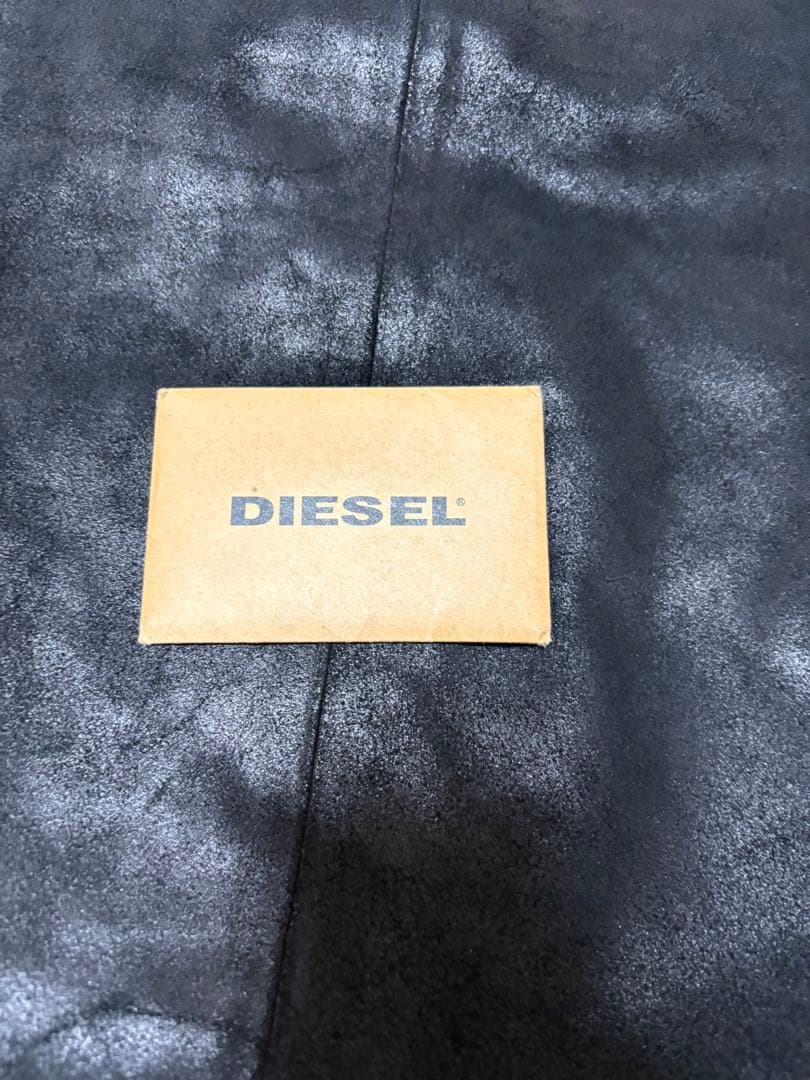 DIESEL 黒 レザー トートバッグ　牛革　本革