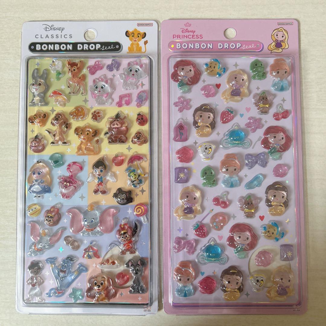 ボンボンドロップシール ディズニー 8種 コンプリートセット 正規品