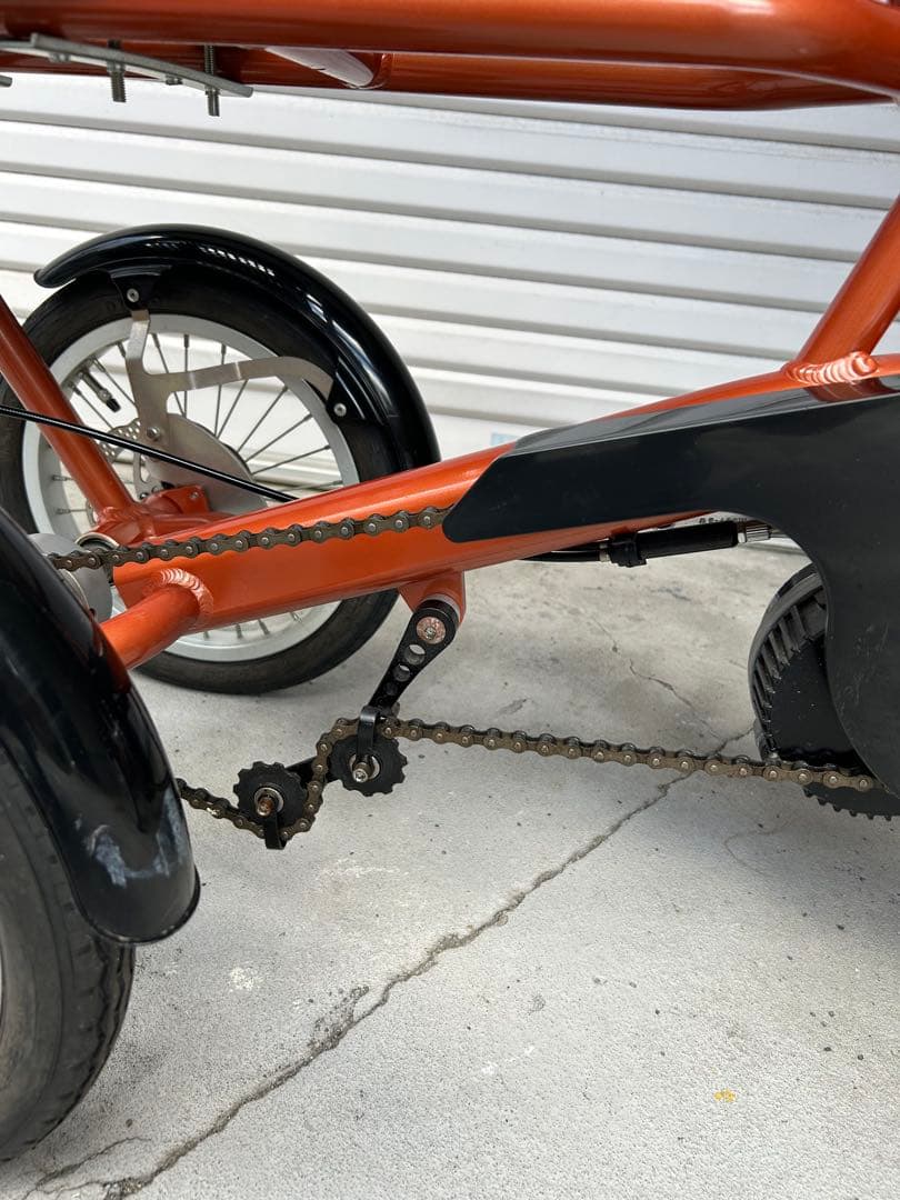 美品　けんきゃくん　電動　四輪　4輪　自転車　三輪車　シニア　アシスト　協栄