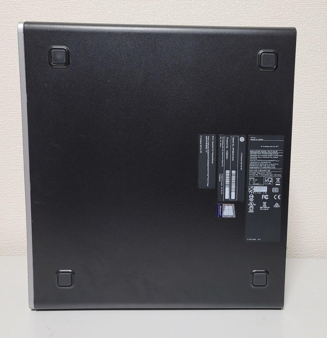 美品　HP EliteDesk 800 G3 SFF i7/8GB/グラポ