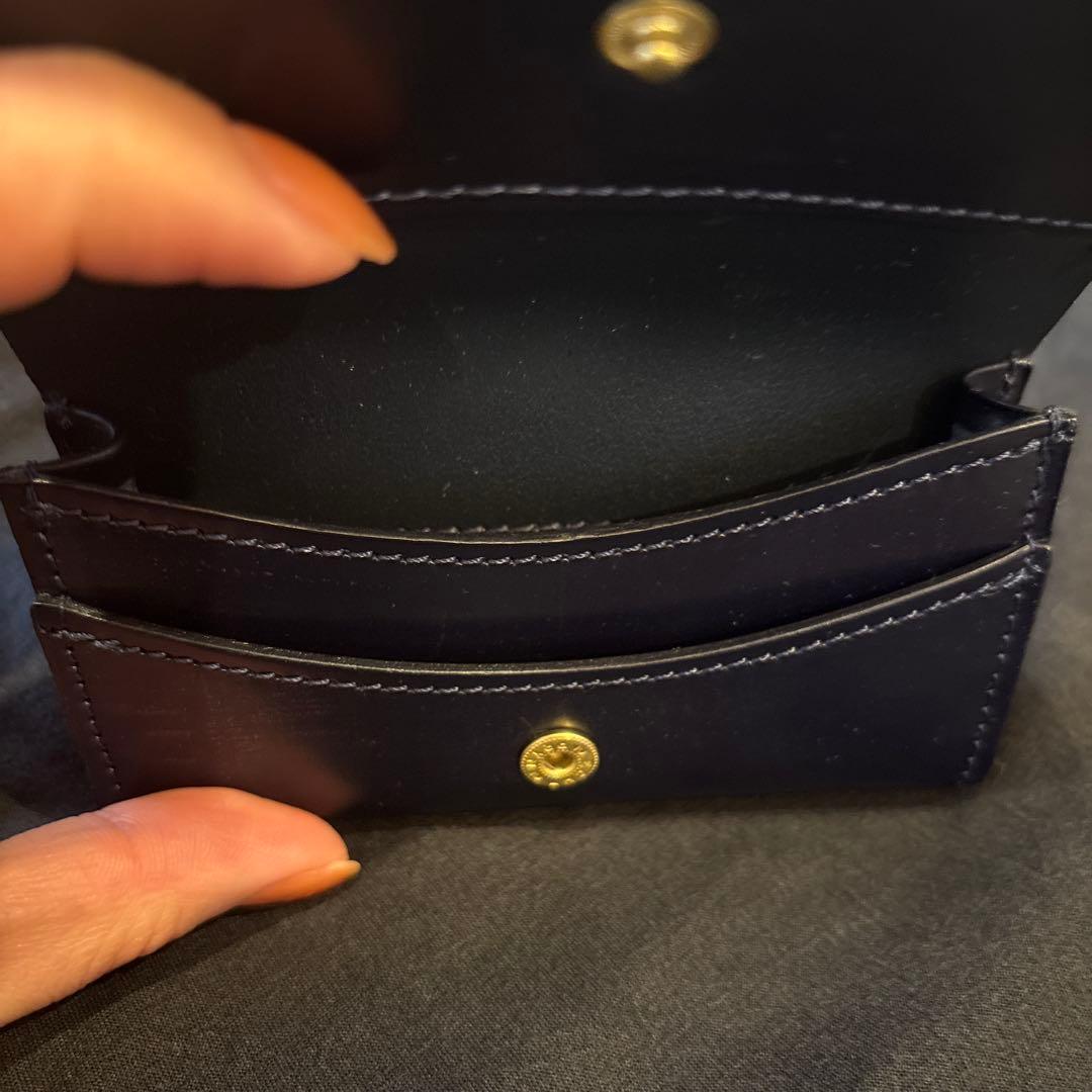 GLEN DARK BLUE 名刺入れ