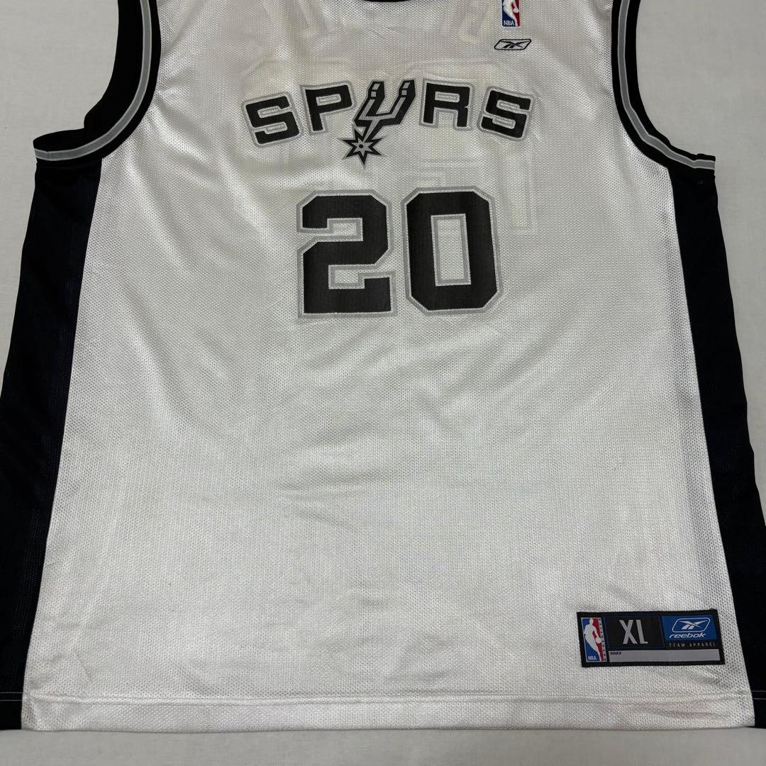 【REEBOK】バスケシャツ NBA サンアントニオ・スパーズ ジノビリ 20