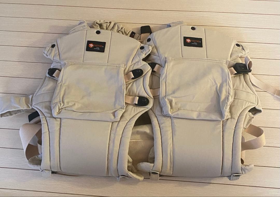 napnap ふたご抱っこひも 収納バッグ付き