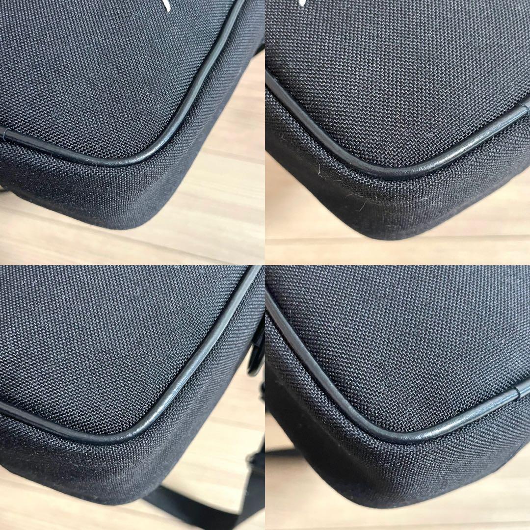 未使用・超格安/メゾンマルジェラ　ショルダーバッグ　4ステッチ　ナイロン　黒