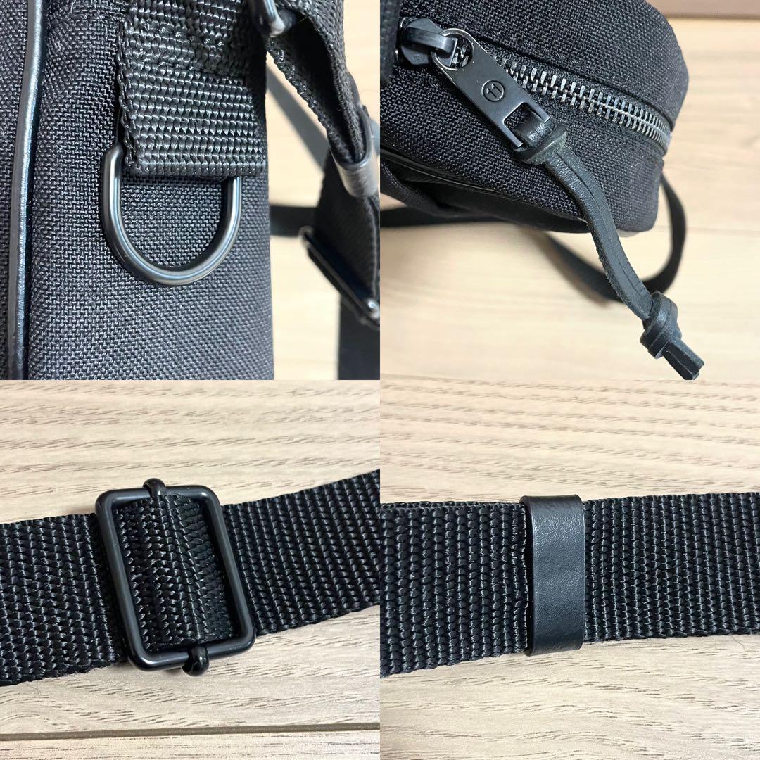 未使用・超格安/メゾンマルジェラ　ショルダーバッグ　4ステッチ　ナイロン　黒