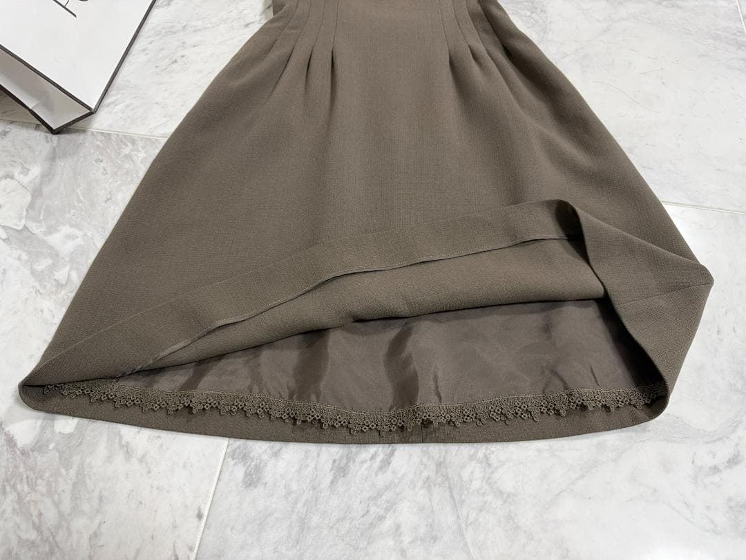 定価約12万★美品★FOXEYフォクシーマグノリア ウール美くびれシルエット38