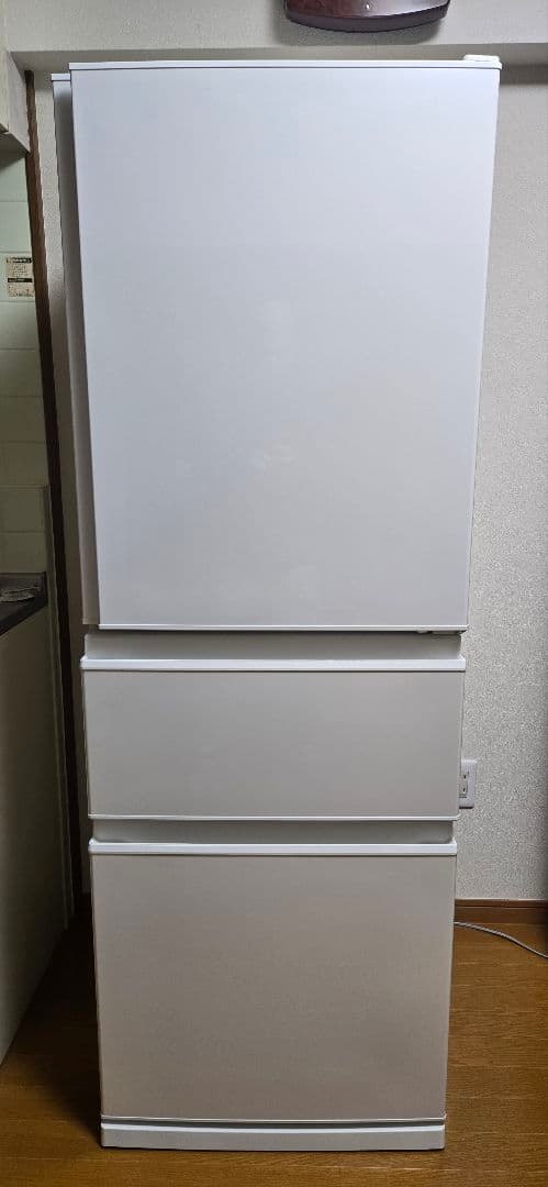 美品　三菱　冷凍冷蔵庫　MR-C33G-W　3ドア