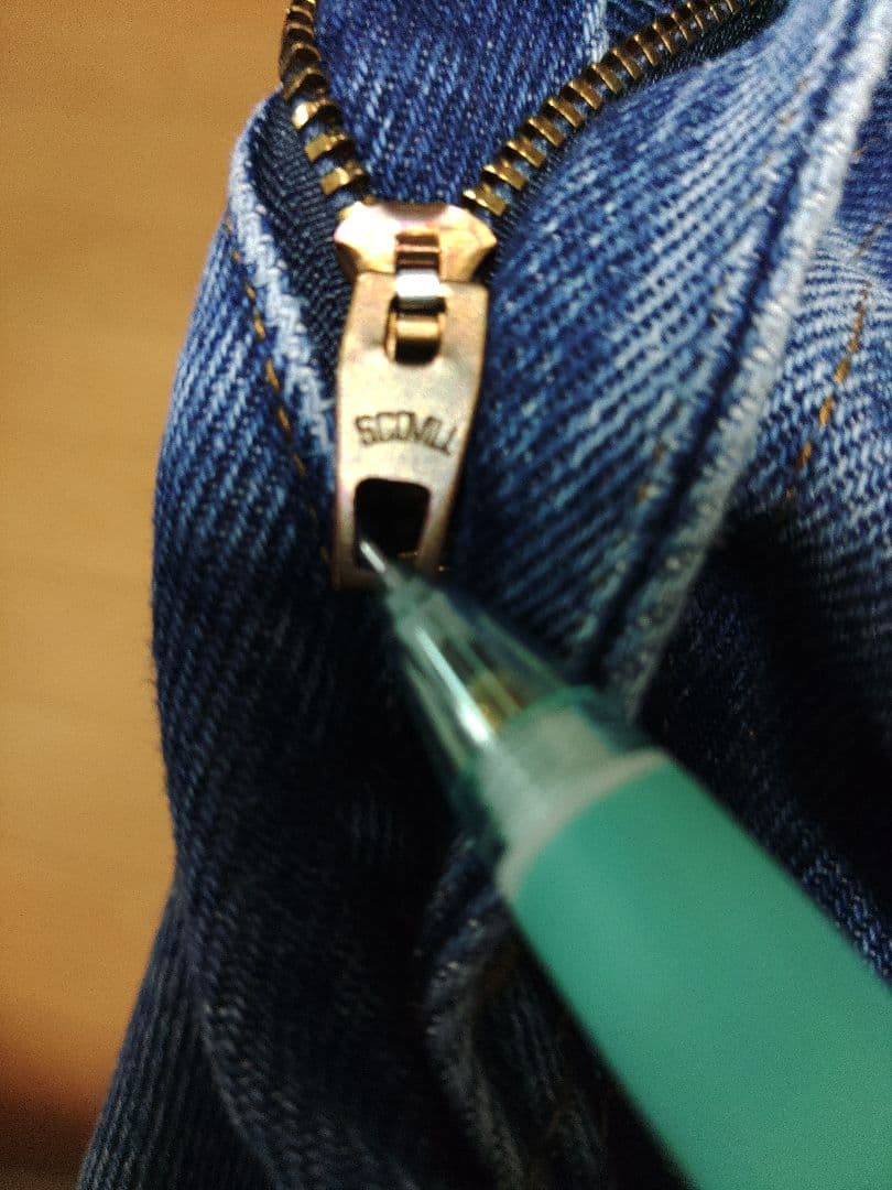 80sリーバイス517オレンジタブアメリカ製　スコービルジップ