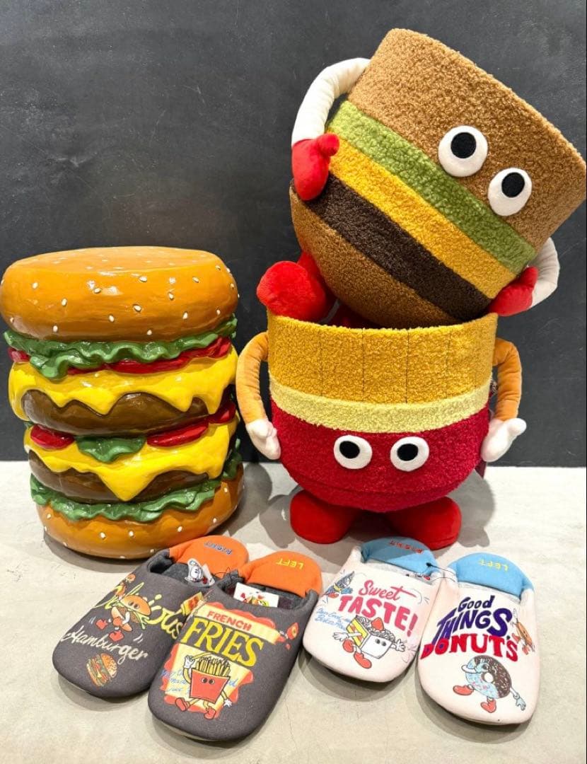 ニコアンド　niko and… フレーバーズ　スタンドバスケット　レッド　ポテト