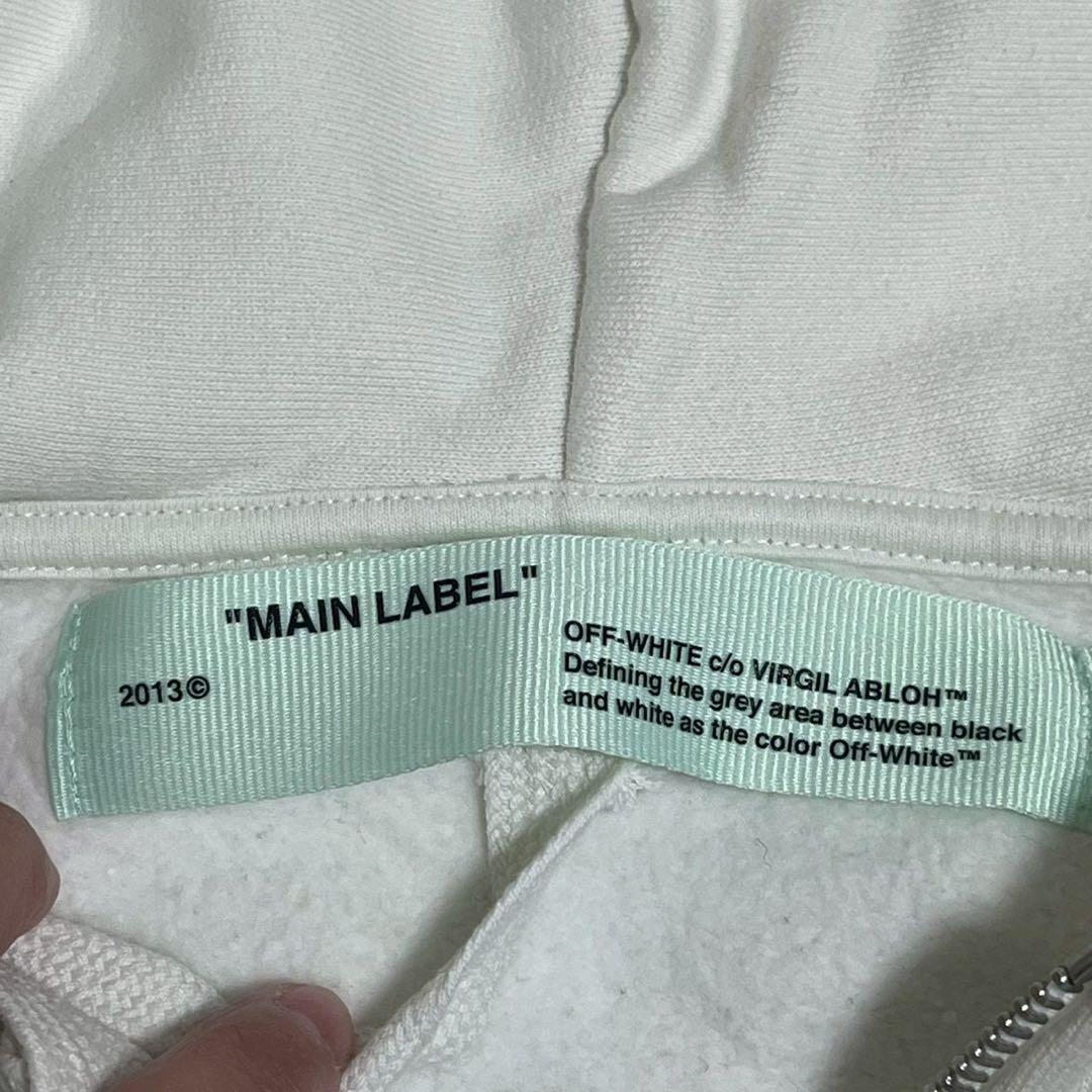 Off-White オフホワイト ジップアップ グラデーション XXS パーカー