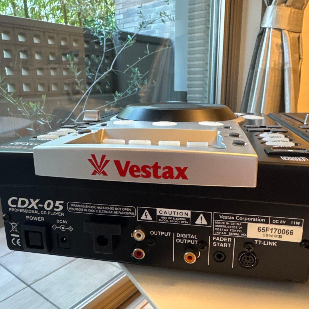 【すぐに始めるCDJセット】Vestax CDX-05 とミキサーのDJ機器一式