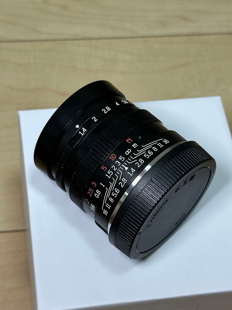 【美品】7Artisans 35mm F1.4 3514EB ソニーEマウント用