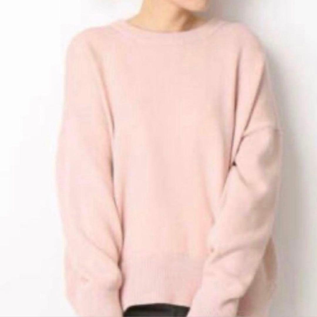 EVERYDAY I LIKE エブリデイアイライク　クルーネックニット　ピンク