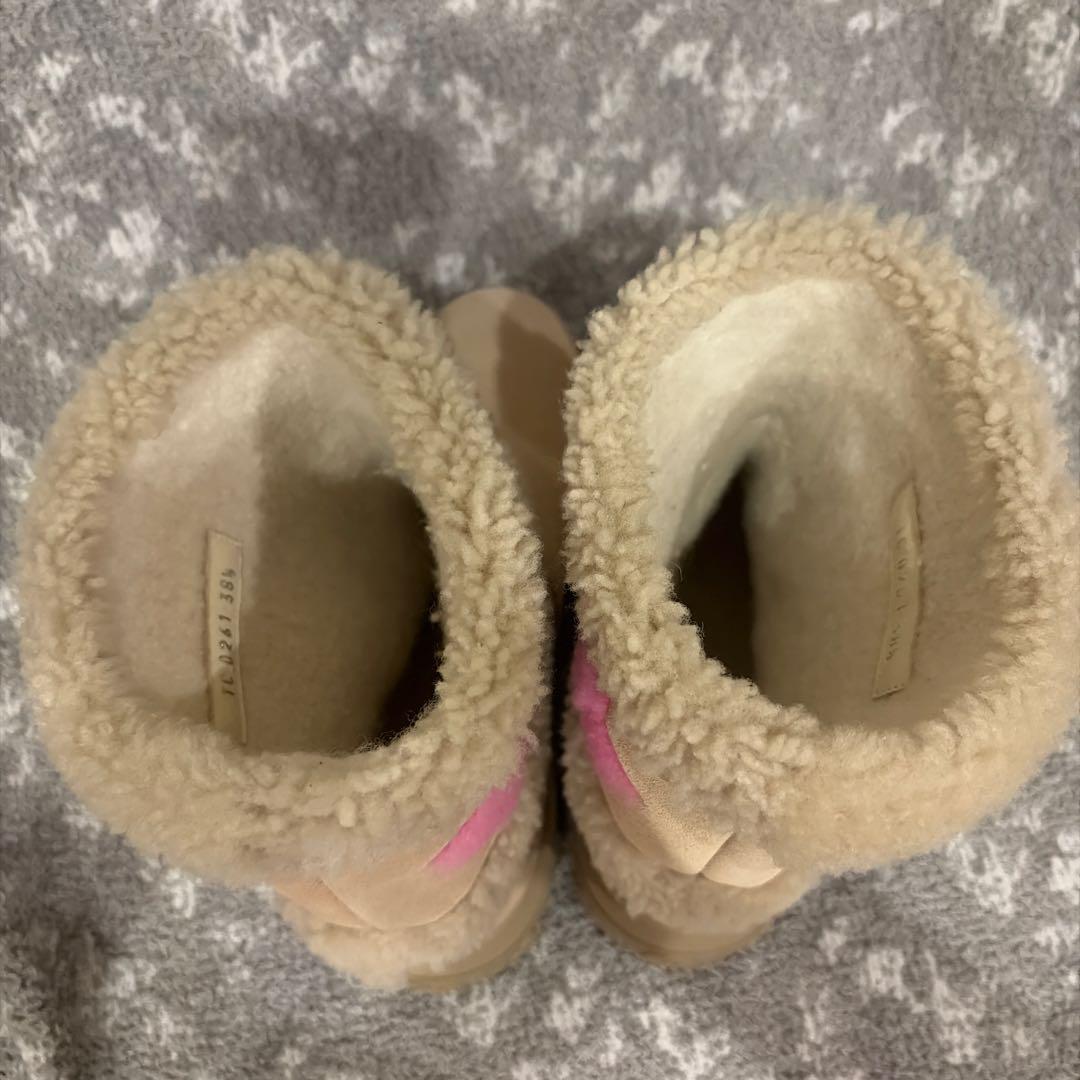 【新品】LOUIS VUITTON ベージュ ムートンブーツ 38 1/2