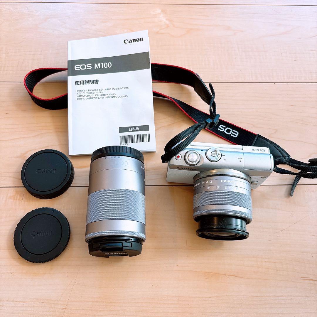 ミラーレス一眼 一眼レフカメラ Canon EOSM 100