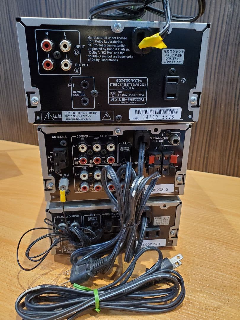 男*ん様 ONKYO コンポ　K-501 R-801A C-701A D-022