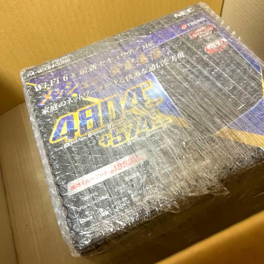 WX5400HP【新品未開封】Wi-Fi6対応 無線LANルーター NEC