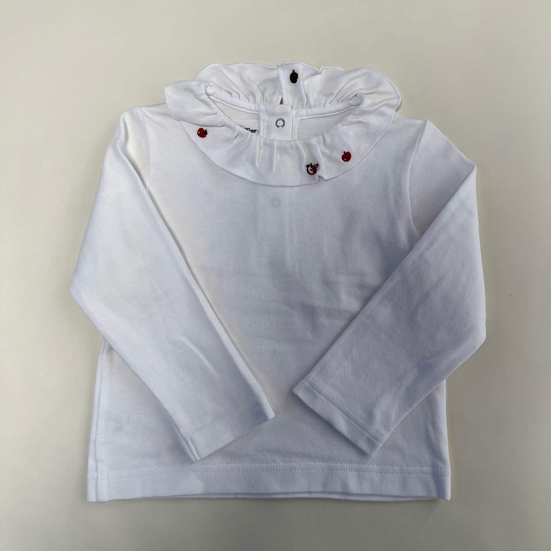 美品 ファミリア ブラウス ワンピース 90