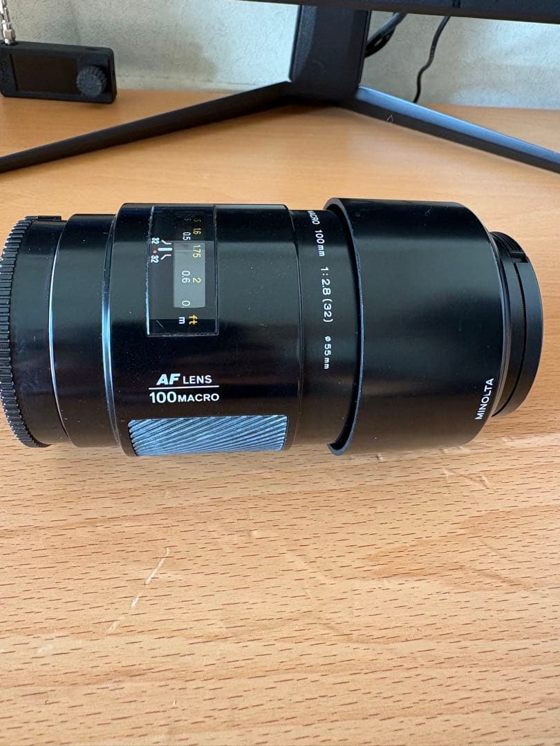 【美品】minolta αマウント AFレンズ 100mm F2.8 マクロ