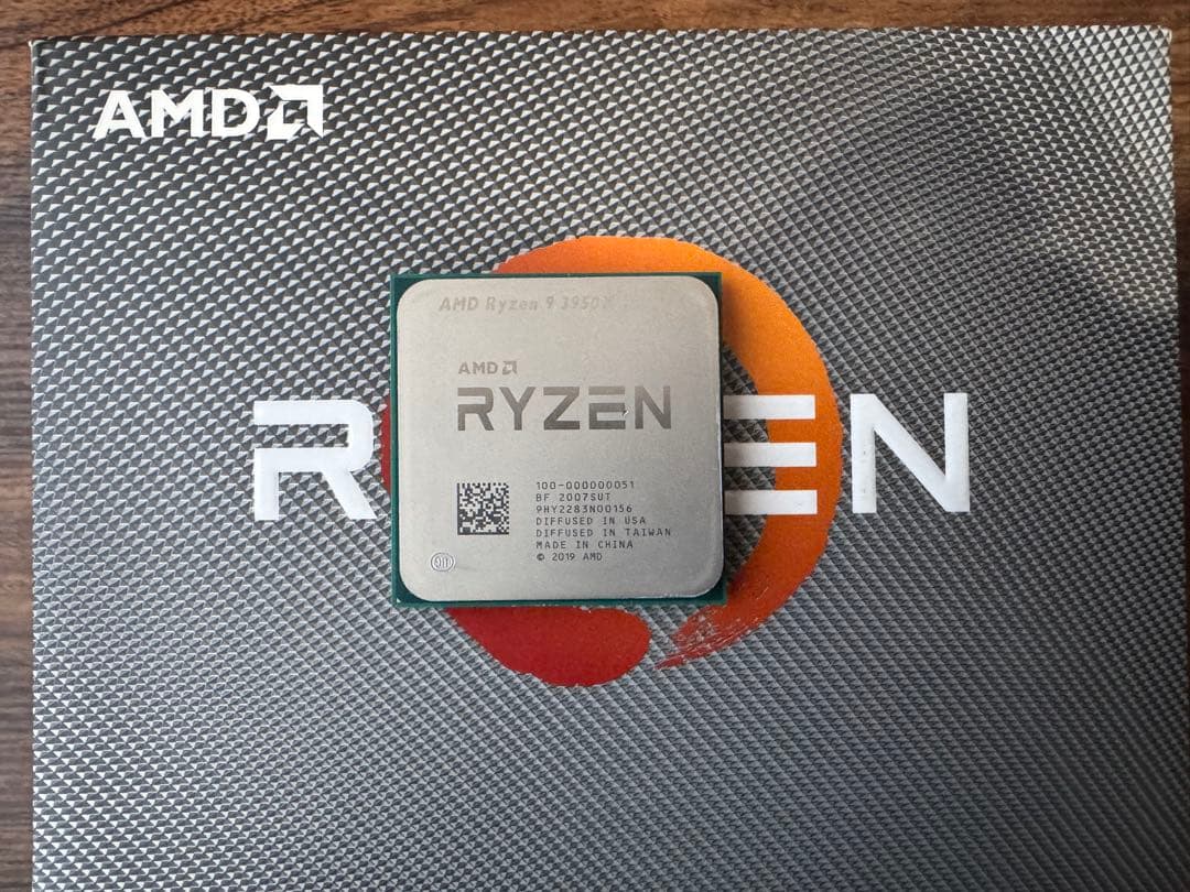 AMD Ryzen 9 3950x CPU(AM4ソケット)