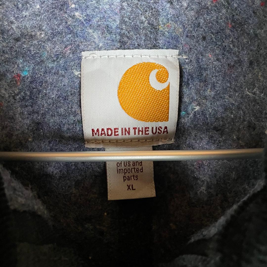 【USA製】Carharttカーハート デトロイトジャケット 希少ブラック レア