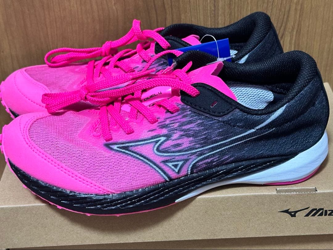 Mizuno ミズノ ウェーブデュエル4 女性用 24.5cm ピンク